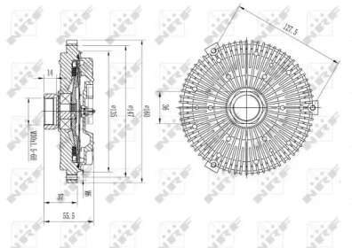 WILMINK GROUP wg1720991 -  Сцепление, вентилятор радиатора